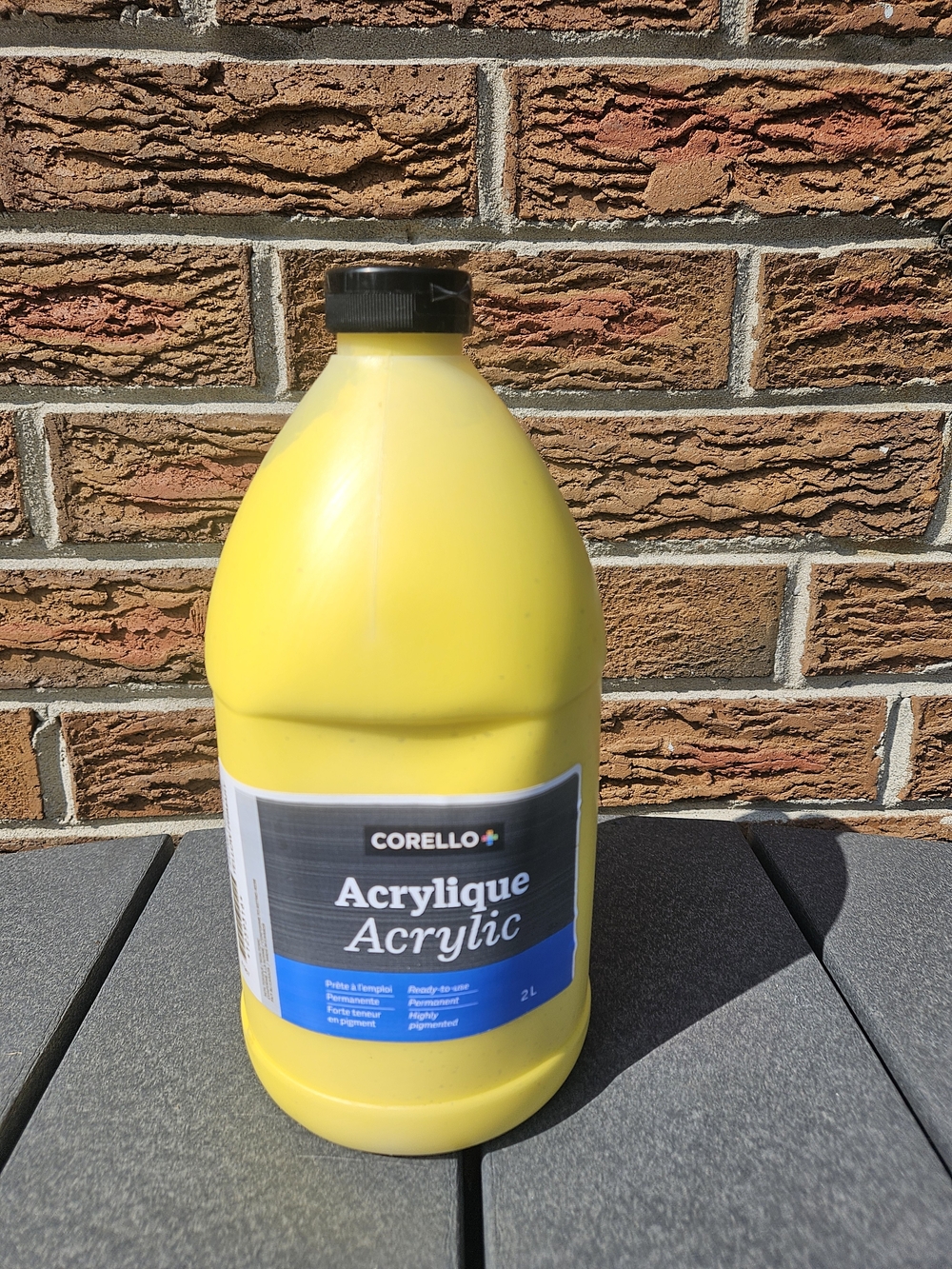 CORELLO+ Acrylic Paint Yellow 2L – New/Unopened